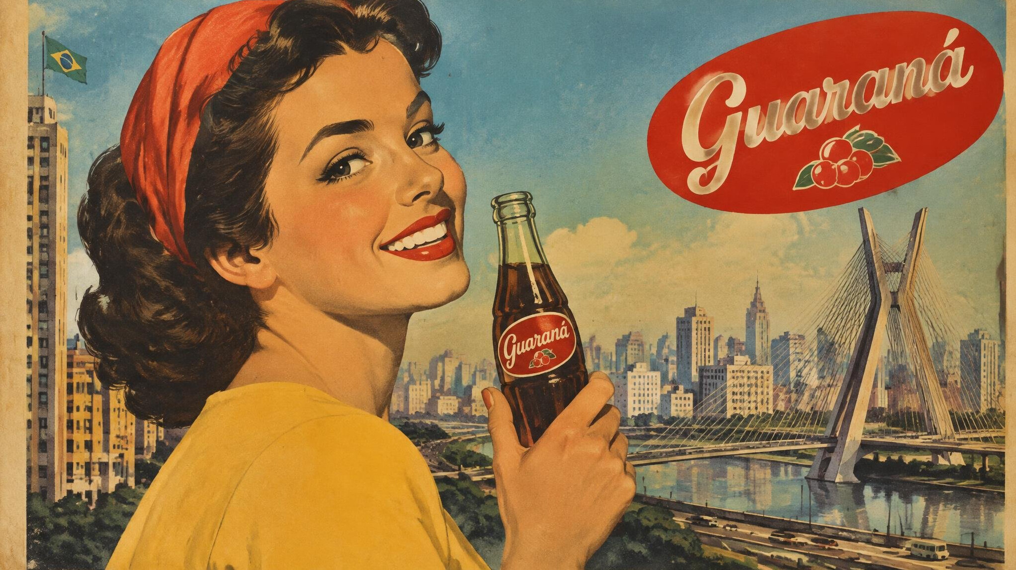 vintage brazilian advertisement