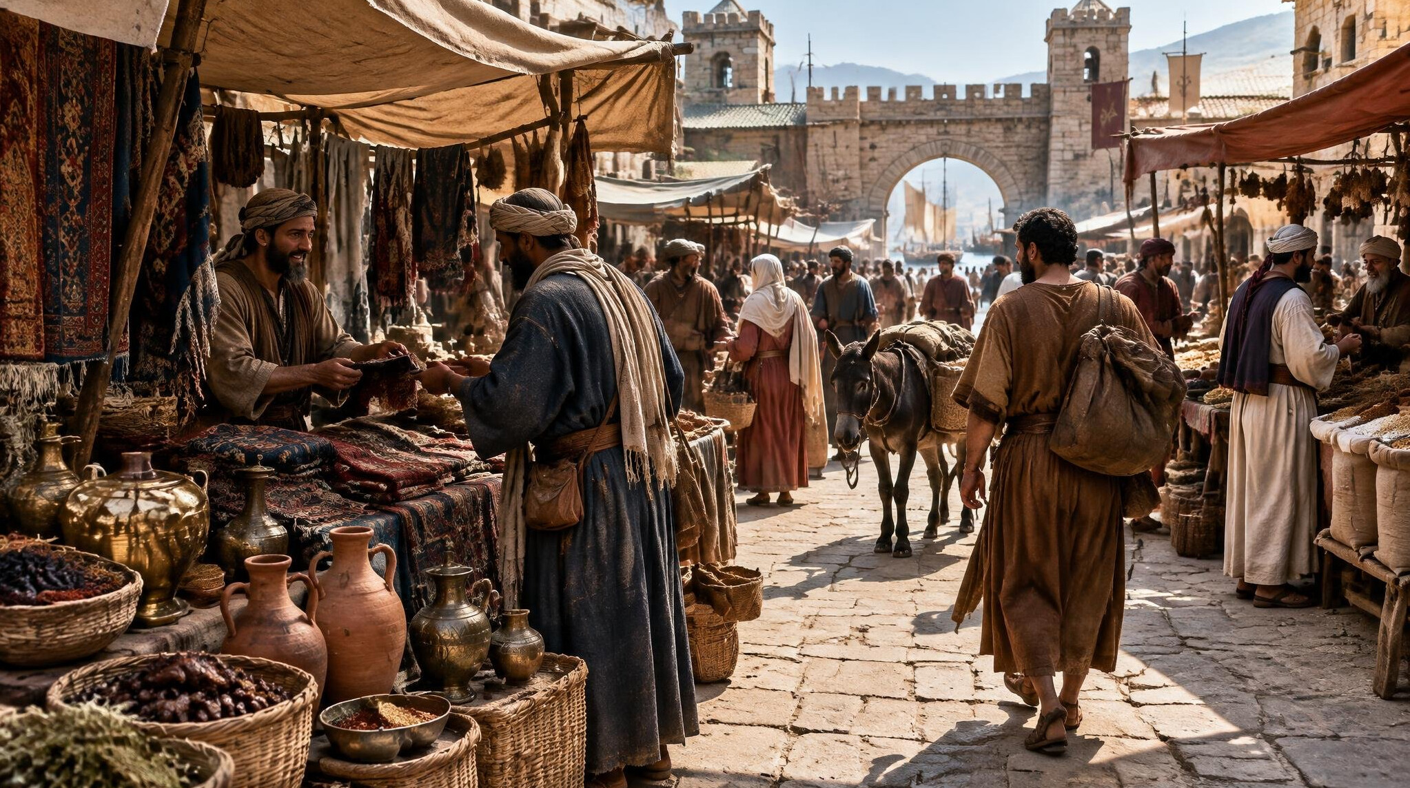 ancient marketplace trade
