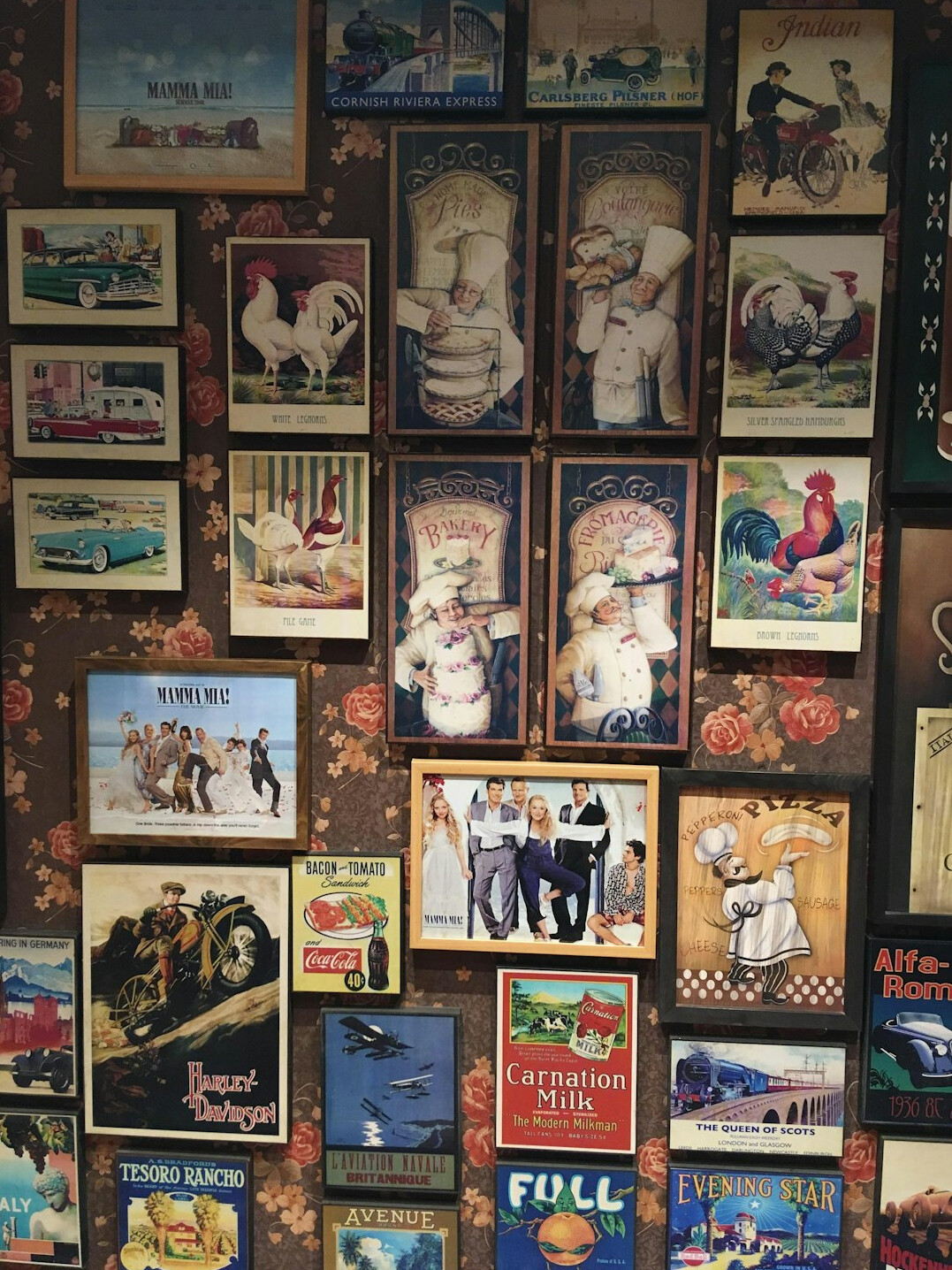 vintage advertisement collection