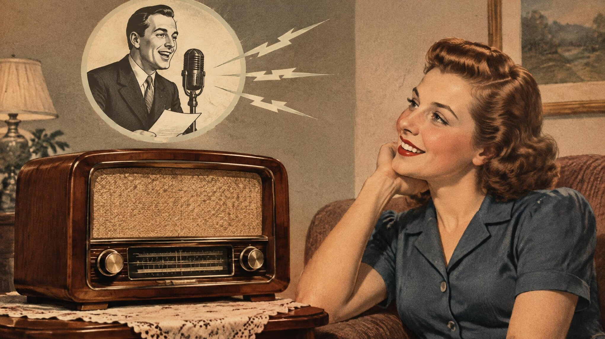 vintage radio advertisement